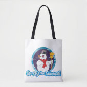 De Snowman™ bevuilen | Magisch Frosty Portret Draagtas (Voorkant)