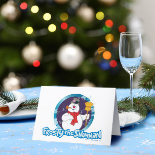De Snowman™ bevuilen   Magisch Frosty Portret Feestdagen Kaart