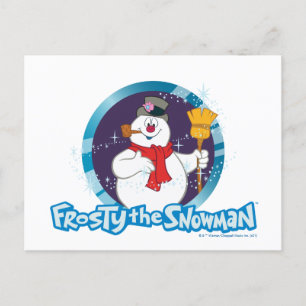 De Snowman™ bevuilen   Magisch Frosty Portret Feestdagenkaart