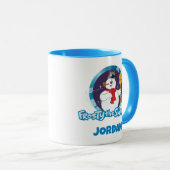 De Snowman™ bevuilen | Magisch Frosty Portret Mok (Voorkant rechts)