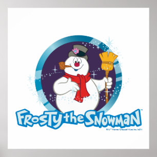 De Snowman™ bevuilen   Magisch Frosty Portret Poster