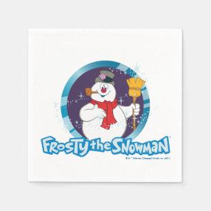 De Snowman™ bevuilen   Magisch Frosty Portret Servet
