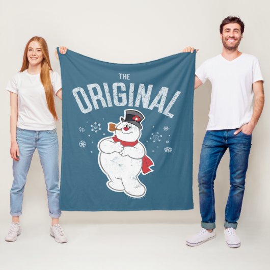 De Snowman™ bevuilen | Oorspronkelijk Fleece Deken (In situ)