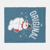 De Snowman™ bevuilen | Oorspronkelijk Fleece Deken (Voorkant (Horizontaal))