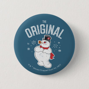 De Snowman™ bevuilen   Oorspronkelijk Ronde Button 5,7 Cm