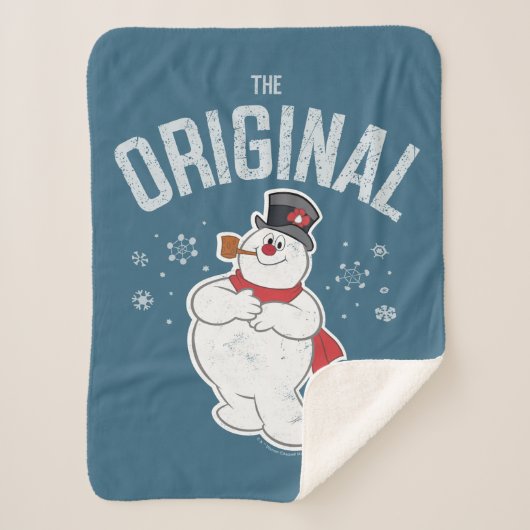 De Snowman™ bevuilen | Oorspronkelijk Sherpa Deken (Voorkant)
