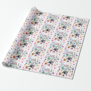De Snowman™ bevuilen Rainboog-kleuren "Chill O Cadeaupapier