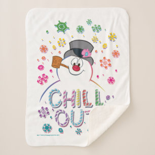 De Snowman™ bevuilen Rainboog-kleuren "Chill O Sherpa Deken
