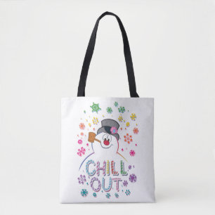 De Snowman™ bevuilen   Rainboog-kleuren "Chill Out Draagtas