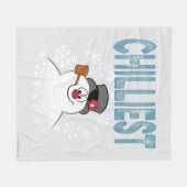 De Snowman™ bevuilen | Zuigelijk Fleece Deken (Voorkant (Horizontaal))