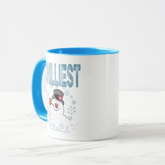 De Snowman™ bevuilen | Zuigelijk Mok (Voorkant links)