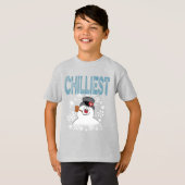 De Snowman™ bevuilen | Zuigelijk T-shirt (Voorkant volledig)