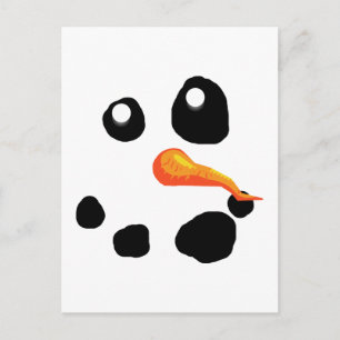De Snowman-glimlach van Frosty Briefkaart
