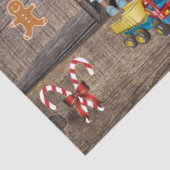 De Snowman-kerstboom Cadeaus Santa Frosty Tissuepapier (Detail)