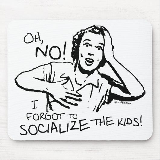 De socialisatie vergeten muismat (Voorkant)