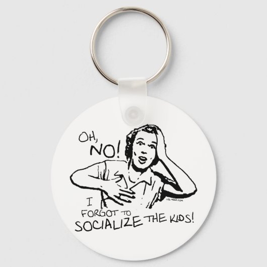 De socialisatie vergeten sleutelhanger (Voorkant)