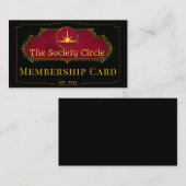 De Society Circle Lidmaatschap Kaart (Voorkant / Achterkant)