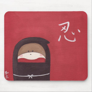 De Sock Monkey Ninja Mousepad Muismat