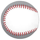 De Softball Blue Werewolf balle blanche et gris (Devant gauche)