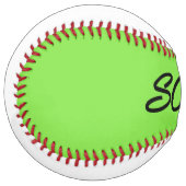 De Softball Chaux et balle blanche (Devant gauche)