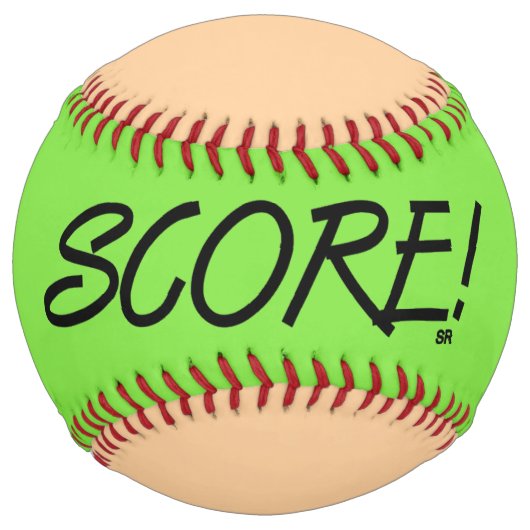 De Softball Chaux et balle molle tressée (Devant)