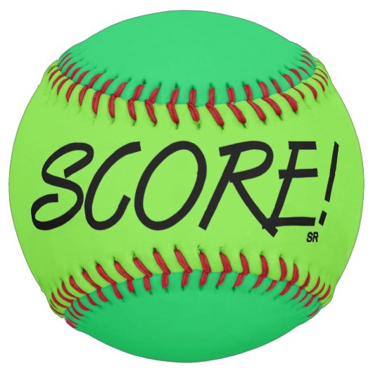 De Softball Chaux et balle verte (Devant)