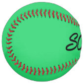 De Softball Score balle douce verte (Devant gauche)