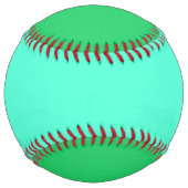 De Softball Score balle turquoise et verte (Dos)