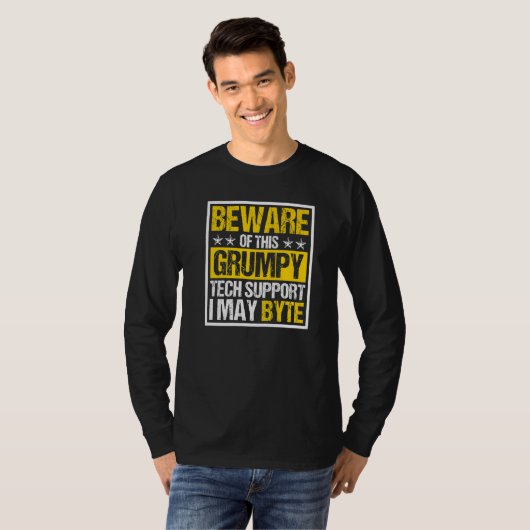 De Software van Admin Computer Desk Sysadmin Techn T-shirt (Voorkant volledig)