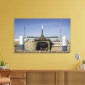 De Sojoez-raket wordt in positie 6 geplaatst Canvas Afdruk (Insitu (Woonkamer))