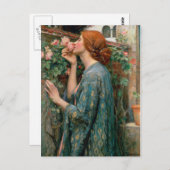 De sol van het Roos - John William Waterhouse Briefkaart (Voorkant / Achterkant)