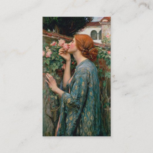De sol van het Roos - John William Waterhouse Visitekaartje (Voorkant)