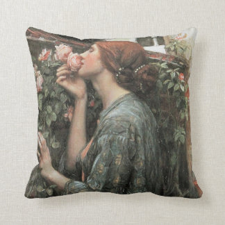 De sol van het Roos van Waterhouse Pillow Kussen