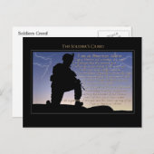 De Soldaat-creed Briefkaart (Voorkant / Achterkant)