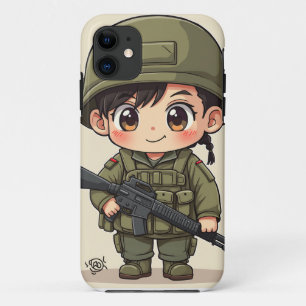 De soldaat werd scherp uitgedrukt. iPhone 11 hoesje