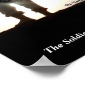 De soldaten hebben militaire aanvoerder-Ethos gema Poster (Hoek)