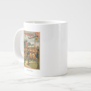 De soldaten van het Vrouw Imperial Burlesquers spe Grote Koffiekop