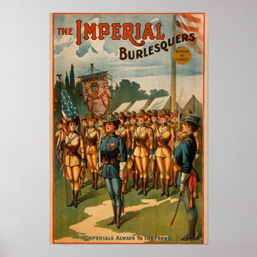 De soldaten van het Vrouw Imperial Burlesquers spe Poster (Voorkant)