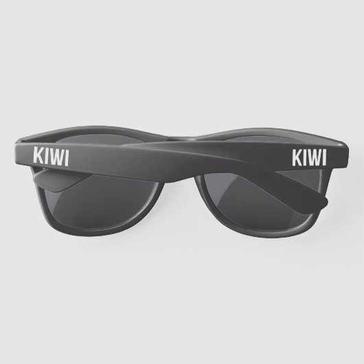 DE SOLEIL KIWI NOUVELLE-ZÉLANDE LUNETTES BLANCHES (Dos)