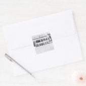 De Solemn Mock Procession Vierkante Sticker (Envelop)