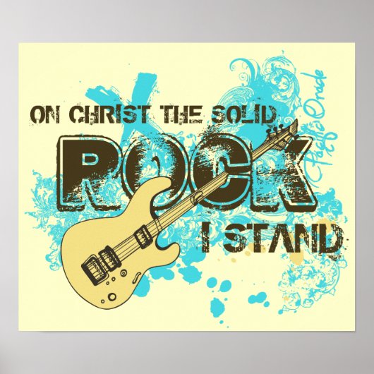 De Solid Rock Poster (Voorkant)