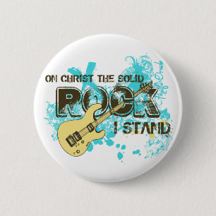 De Solid Rock Ronde Button 5,7 Cm