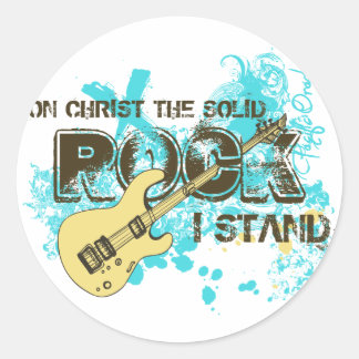 De Solid Rock Ronde Sticker