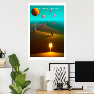 De Solitaire Machine Poster