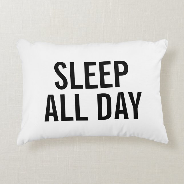De SOMMEIL coussin TOUTE LA JOURNÉE (Devant)