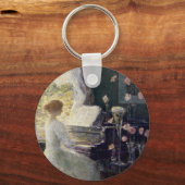 De Sonata van Frederick Childe Hassam Sleutelhanger (Achterkant)