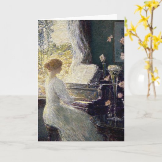 De Sonate | Childe Hassam Kaart (Gele Bloem)