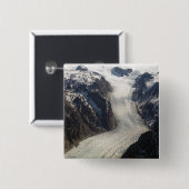 De Sondrestrom Glacier in Groenland Vierkante Button 5,1 Cm (Voorkant /achterkant)