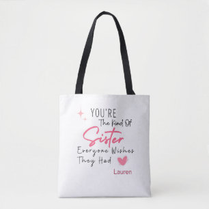 De Soort Zus Tas - Gepersonaliseerd Cadeau