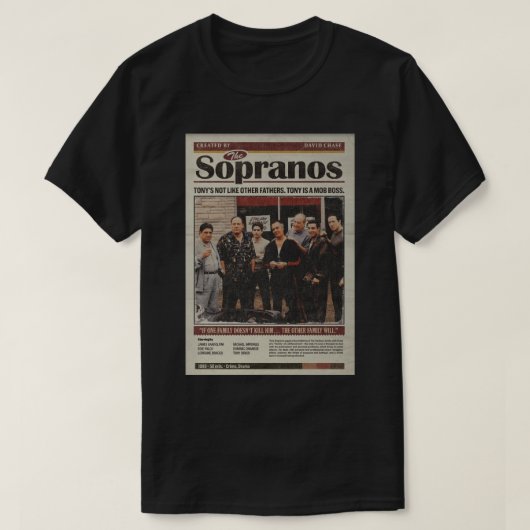 De Sopranos T-shirt (Design voorkant)